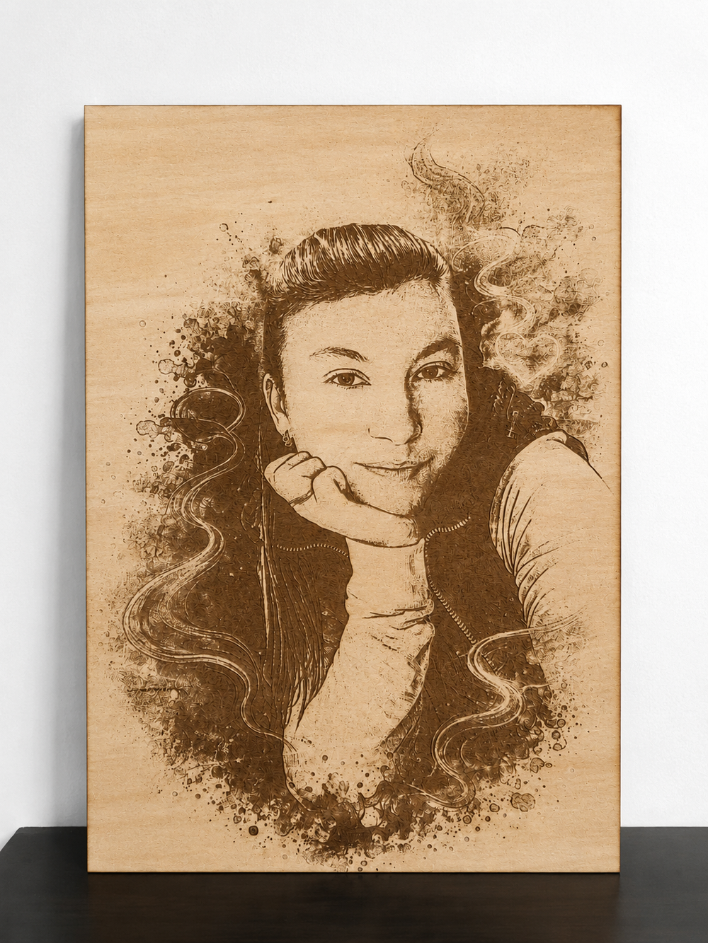 Portret gravat in stil artistic (A4)